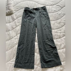 Blue grey wide leg pants